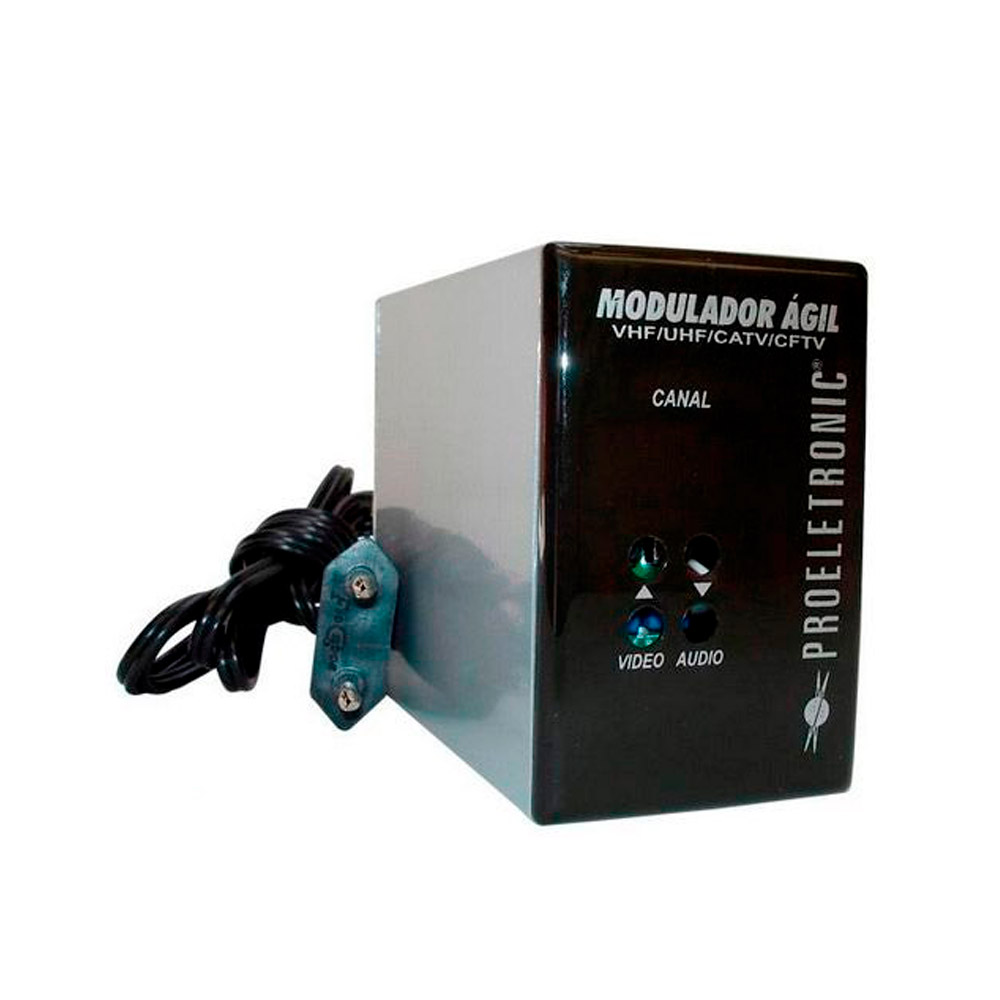 Zoom Modulador Ágil VHF/UHF/CATV/CFTV PQMO-2600 - Proeletronic