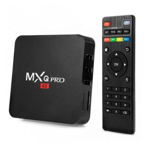 TVBox MXQ-PRO 4K - ANDROID 10.1 - 4GB + 64G Armazenamento